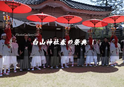 日光寺白山神社春の祭典